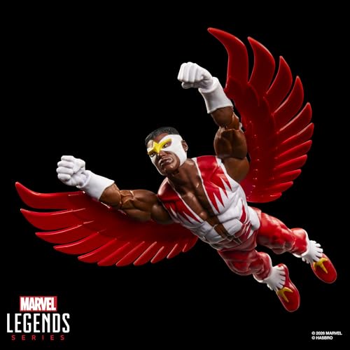 MARVEL LEGENDS SERIES SECRET WARS FALCON RETRO CAPTAIN AMERICA COMICS FIGURA DE ACCIÓN COLECCIONABLE DE 6 PULGADAS - 6