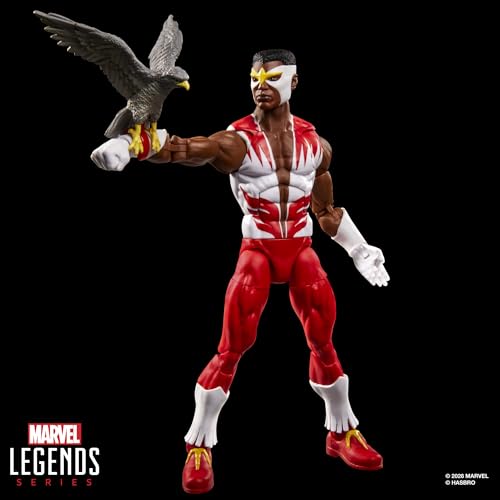 MARVEL LEGENDS SERIES SECRET WARS FALCON RETRO CAPTAIN AMERICA COMICS FIGURA DE ACCIÓN COLECCIONABLE DE 6 PULGADAS - 7