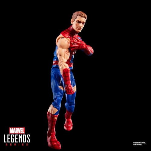 MARVEL LEGENDS SERIES MAGIC THE GATHERING BATTLEDAMAGED SPIDERMAN FIGURA DE ACCIÓN DE 6 PULGADAS Y EXCLUSIVO JUEGO DE CARTAS - 4