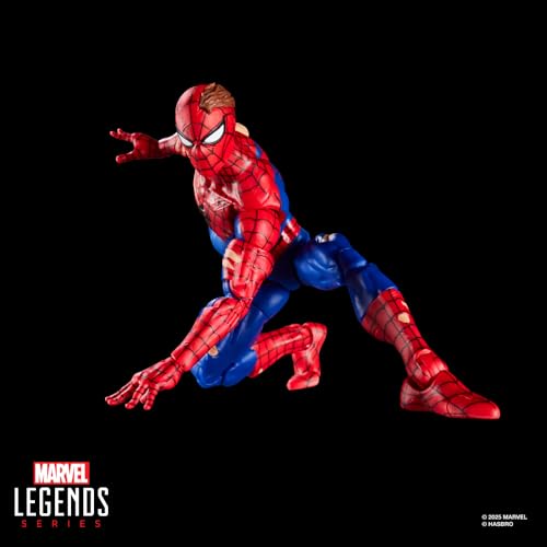 MARVEL LEGENDS SERIES MAGIC THE GATHERING BATTLEDAMAGED SPIDERMAN FIGURA DE ACCIÓN DE 6 PULGADAS Y EXCLUSIVO JUEGO DE CARTAS - 6