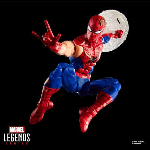 MARVEL LEGENDS SERIES MAGIC THE GATHERING BATTLEDAMAGED SPIDERMAN FIGURA DE ACCIÓN DE 6 PULGADAS Y EXCLUSIVO JUEGO DE CARTAS - 7