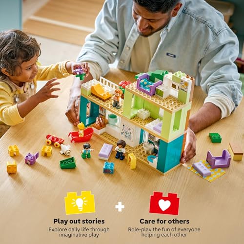 LEGO DUPLO TOWN CASA FAMILIAR MODERNA 3 EN 1 CON FIGURAS JUGUETE DE CONSTRUCCIÓN CONJUNTO DE JUEGO DE APRENDIZAJE PARA NIÑOS - 3