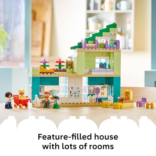 LEGO DUPLO TOWN CASA FAMILIAR MODERNA 3 EN 1 CON FIGURAS JUGUETE DE CONSTRUCCIÓN CONJUNTO DE JUEGO DE APRENDIZAJE PARA NIÑOS - 4