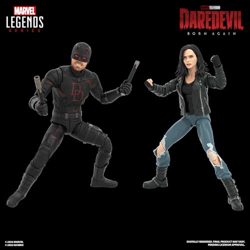 MARVEL LEGENDS SERIES DAREDEVIL BORN AGAIN DAREDEVIL JESSICA JONES 2 FIGURAS DE ACCIÓN COLECCIONABLES DE 6 PULGADAS - 2