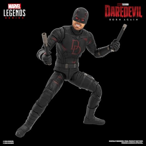 MARVEL LEGENDS SERIES DAREDEVIL BORN AGAIN DAREDEVIL JESSICA JONES 2 FIGURAS DE ACCIÓN COLECCIONABLES DE 6 PULGADAS - 5