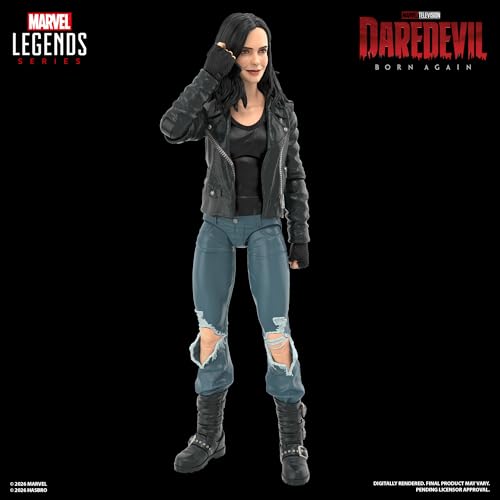 MARVEL LEGENDS SERIES DAREDEVIL BORN AGAIN DAREDEVIL JESSICA JONES 2 FIGURAS DE ACCIÓN COLECCIONABLES DE 6 PULGADAS - 6