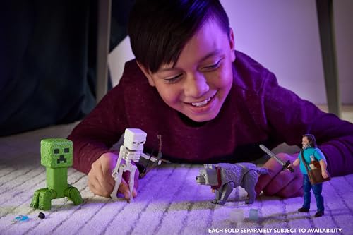 MATTEL MINECRAFT JUEGO DE FIGURAS DE ACCIÓN Y ACCESORIOS PERSONAJE COLECCIONABLE DE CREEPER DE 4 PULGADAS INSPIRADO - 2
