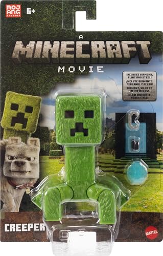 MATTEL MINECRAFT JUEGO DE FIGURAS DE ACCIÓN Y ACCESORIOS PERSONAJE COLECCIONABLE DE CREEPER DE 4 PULGADAS INSPIRADO - 6