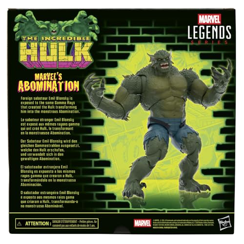 MARVEL LEGENDS SERIES ABOMINATION HULK COMICS FIGURA DE ACCIÓN COLECCIONABLE A ESCALA DE 6 PULGADAS - 4