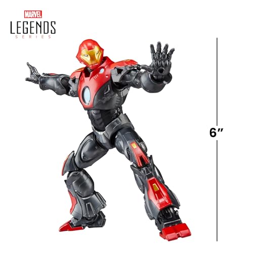 SERIE MARVEL LEGENDS ULTIMATE IRON MAN FIGURA DE ACCIÓN COLECCIONABLE DE 6 PULGADAS INSPIRADA EN CÓMICS CON ACCESORIO - 3
