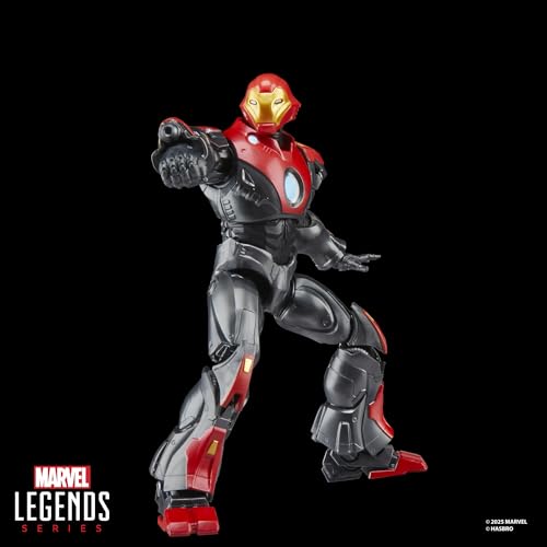 SERIE MARVEL LEGENDS ULTIMATE IRON MAN FIGURA DE ACCIÓN COLECCIONABLE DE 6 PULGADAS INSPIRADA EN CÓMICS CON ACCESORIO - 7