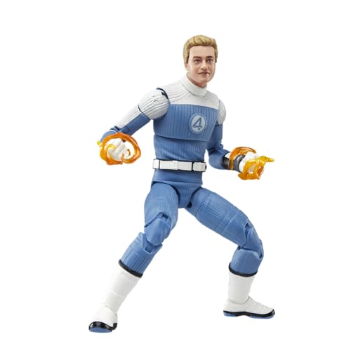 MARVEL LEGENDS SERIES JOHNNY STORM THE FANTASTIC FOUR FIRST STEPS MOVIE COLLECTIBLE FIGURA DE ACCIÓN DE 6 PULGADAS - 4