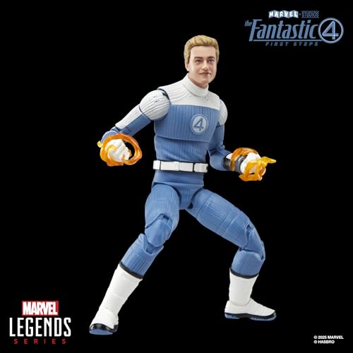 MARVEL LEGENDS SERIES JOHNNY STORM THE FANTASTIC FOUR FIRST STEPS MOVIE COLLECTIBLE FIGURA DE ACCIÓN DE 6 PULGADAS - 7