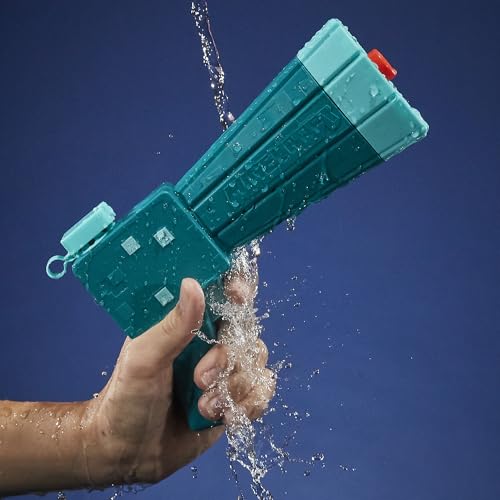 NERF SUPER SOAKER MINECRAFT GLOW SQUID WATER BLASTER MINECRAFT DUNGEONS SQUID MOB JUGUETE DE AGUA AL AIRE LIBRE JUEGOS AL - 4