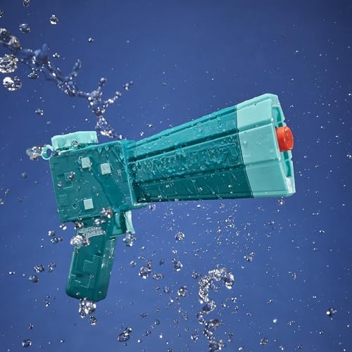 NERF SUPER SOAKER MINECRAFT GLOW SQUID WATER BLASTER MINECRAFT DUNGEONS SQUID MOB JUGUETE DE AGUA AL AIRE LIBRE JUEGOS AL - 6