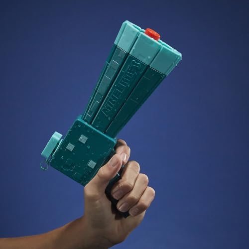 NERF SUPER SOAKER MINECRAFT GLOW SQUID WATER BLASTER MINECRAFT DUNGEONS SQUID MOB JUGUETE DE AGUA AL AIRE LIBRE JUEGOS AL - 7