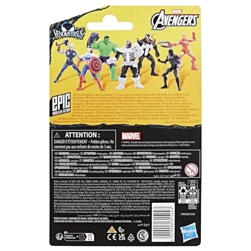 MARVEL AVENGERS VENOMVERSUS EPIC WORLD OF ACTION FIGURA Y ACCESORIO DE IRON MAN JUGUETE DE SUPERHÉROE DE 4 PULGADAS 39 IN - 4