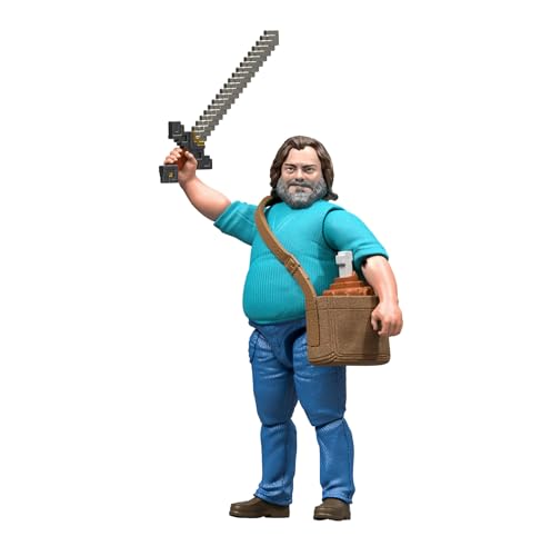 MATTEL MINECRAFT JUEGO DE FIGURAS DE ACCIÓN Y ACCESORIOS PERSONAJE COLECCIONABLE DE STEVE POSABLE DE 4 PULGADAS INSPIRADO - 6