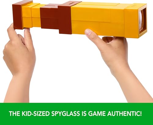 MATTEL MINECRAFT PIXEL SPYGLASS JUGUETE CON LENTE DE VISIÓN PIXELANTE ACCESORIO DE TAMAÑO INFANTIL PARA JUEGOS DE ROLES - 3