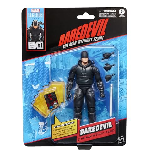 SERIE MARVEL LEGENDS DAREDEVIL EL HOMBRE SIN MIEDO FIGURA DE ACCIÓN COLECCIONABLE DE 6 PULGADAS A ESCALA DE CÓMIC - 1