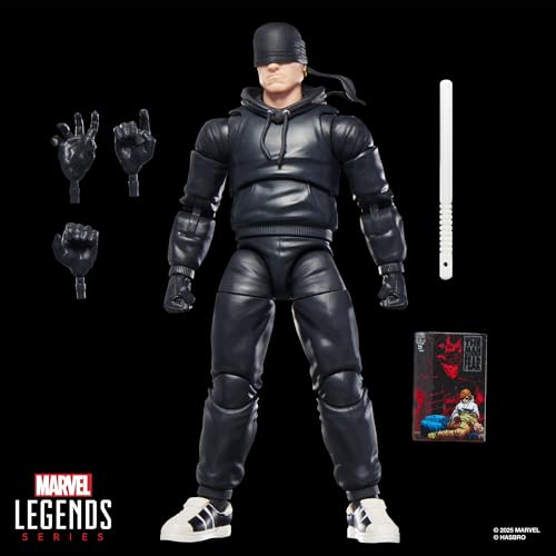 SERIE MARVEL LEGENDS DAREDEVIL EL HOMBRE SIN MIEDO FIGURA DE ACCIÓN COLECCIONABLE DE 6 PULGADAS A ESCALA DE CÓMIC - 2