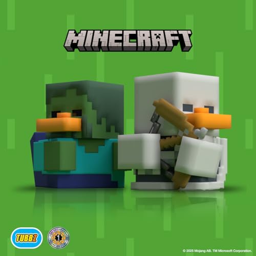TUBBZ PRIMERA EDICIÓN MINECRAFT FIGURA DE VINILO DE PATO DE GOMA PARA COSPLAY DE ESQUELETO - 6