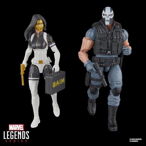 MARVEL LEGENDS SERIES MADAME MASQUE CROSSBONES MARVEL SUPERVILLAINS COMICS COLECCIONABLES PAQUETE DE 2 FIGURAS DE ACCIÓN - 5