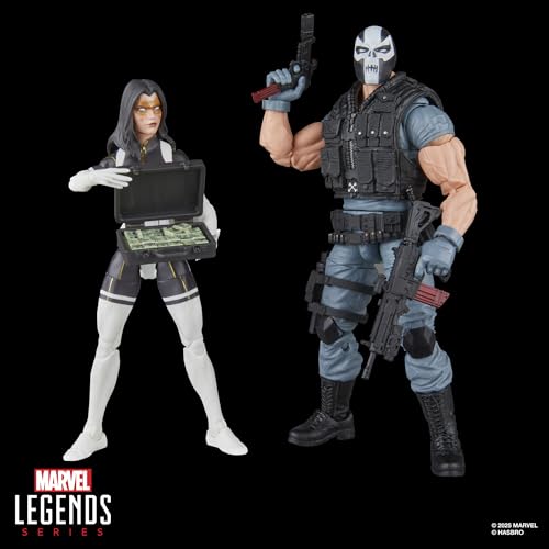 MARVEL LEGENDS SERIES MADAME MASQUE CROSSBONES MARVEL SUPERVILLAINS COMICS COLECCIONABLES PAQUETE DE 2 FIGURAS DE ACCIÓN - 6