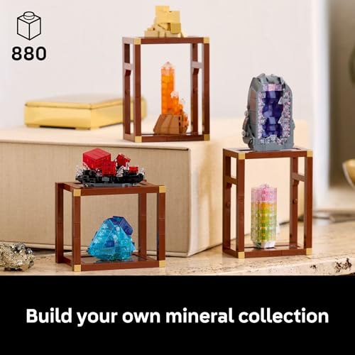 LEGO IDEAS MINERAL COLLECTION JUEGO DE CONSTRUCCIÓN PARA ADULTOS A PARTIR DE 18 AÑOS DECORACIÓN DE DORMITORIO U OFICINA - 2
