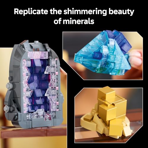 LEGO IDEAS MINERAL COLLECTION JUEGO DE CONSTRUCCIÓN PARA ADULTOS A PARTIR DE 18 AÑOS DECORACIÓN DE DORMITORIO U OFICINA - 4