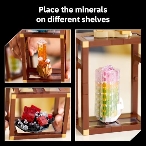 LEGO IDEAS MINERAL COLLECTION JUEGO DE CONSTRUCCIÓN PARA ADULTOS A PARTIR DE 18 AÑOS DECORACIÓN DE DORMITORIO U OFICINA - 6