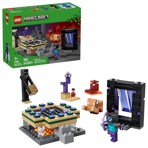 LEGO MINECRAFT NETHER END PORTAL JOURNEY JUGUETE DE CONSTRUCCIÓN PARA NIÑOS Y NIÑAS JUEGO DE VIDEOJUEGOS Y FIGURAS - 1
