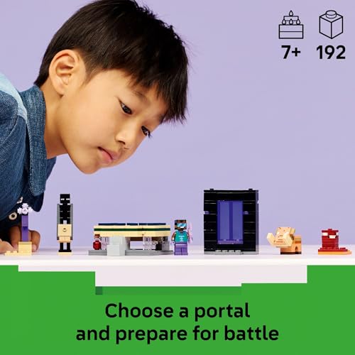 LEGO MINECRAFT NETHER END PORTAL JOURNEY JUGUETE DE CONSTRUCCIÓN PARA NIÑOS Y NIÑAS JUEGO DE VIDEOJUEGOS Y FIGURAS - 2