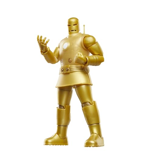 MARVEL LEGENDS SERIES IRON MAN MODELO 01 ORO FIGURA DE ACCIÓN COLECCIONABLE DE IRON MAN COMICS DE 6 PULGADAS TARJETA - 4