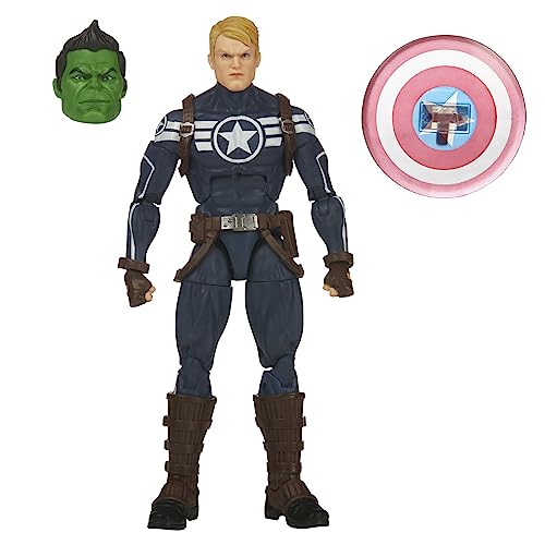 SERIE MARVEL LEGENDS DE MARVEL COMICS COMANDANTE ROGERS FIGURAS DE ACCIÓN COLECCIONABLES DE 6 PULGADAS JUGUETES PARA EDADES - 1