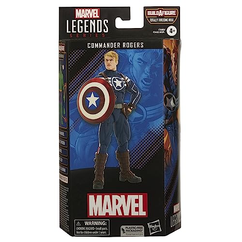 SERIE MARVEL LEGENDS DE MARVEL COMICS COMANDANTE ROGERS FIGURAS DE ACCIÓN COLECCIONABLES DE 6 PULGADAS JUGUETES PARA EDADES - 2