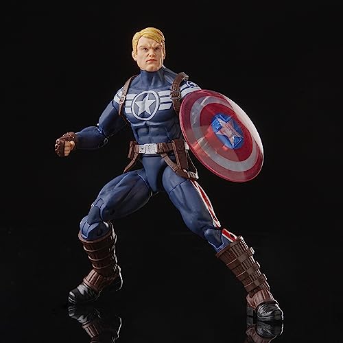 SERIE MARVEL LEGENDS DE MARVEL COMICS COMANDANTE ROGERS FIGURAS DE ACCIÓN COLECCIONABLES DE 6 PULGADAS JUGUETES PARA EDADES - 6