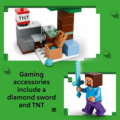 LEGO MINECRAFT AVENTURA EN TAIGA DE STEVE JUGUETE DE CONSTRUCCIÓN PARA NIÑOS Y NIÑAS JUEGO DE VIDEO Y FIGURAS DE JUGUETE - 3