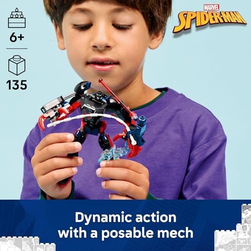LEGO MARVEL MILES MORALES MECH VS. SPIDER-MAN 2099 - JUGUETE DE CONSTRUCCIÓN PARA NIÑOS Y NIÑAS, DISEÑO DE SUPERHÉROE Y 2 - 7