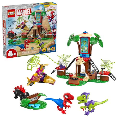 LEGO MARVEL SPIDEY Y SUS AMIGOS ASOMBROSOS SPIDEY Y LA BATALLA DEL RAPTOR DE GOBBY EN LA CASA DEL ÁRBOL HQ JUGUETE - 1