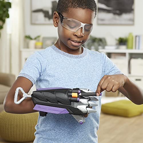 MARVEL MECH STRIKE MECHASAURS BLACK PANTHER SABRE CLAW BLASTER NERF BLASTER CON 3 DARDOS JUEGO DE ROL JUGUETES - 4