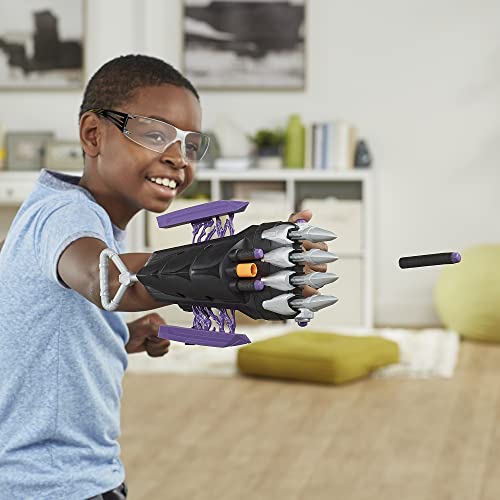 MARVEL MECH STRIKE MECHASAURS BLACK PANTHER SABRE CLAW BLASTER NERF BLASTER CON 3 DARDOS JUEGO DE ROL JUGUETES - 6
