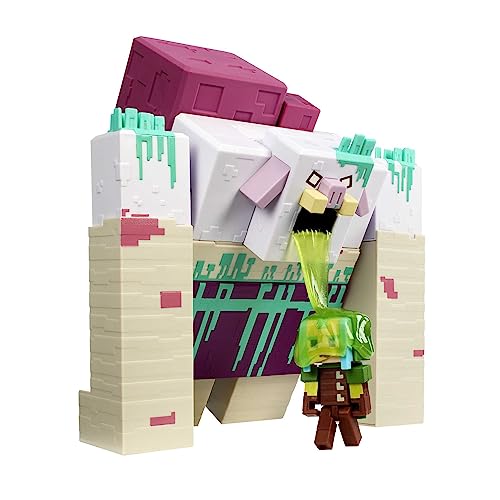 MATTEL MINECRAFT LEGENDS FIGURA DE ACCIÓN DEVORADOR CON MOVIMIENTO DE ATAQUE DE LIMO Y ACCESORIO JUGUETE COLECCIONABLE - 3