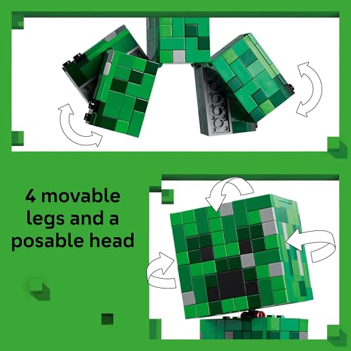 LEGO MINECRAFT THE CREEPER JUGUETE DE CONSTRUCCIÓN PARA NIÑOS JUGUETE DE MINECRAFT PARA NIÑOS Y NIÑAS A PARTIR DE 10 AÑOS - 3