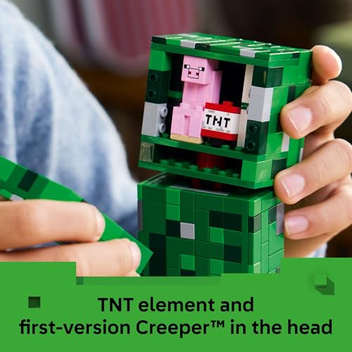 LEGO MINECRAFT THE CREEPER JUGUETE DE CONSTRUCCIÓN PARA NIÑOS JUGUETE DE MINECRAFT PARA NIÑOS Y NIÑAS A PARTIR DE 10 AÑOS - 5