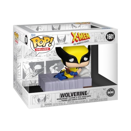 FUNKO POP DELUXE MEME WOLVERINE MARVEL COMICS FIGURA DE VINILO COLECCIONABLE IDEA DE REGALO PRODUCTO OFICIAL JUGUETES - 1