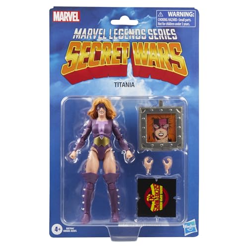SERIE MARVEL LEGENDS TITANIA FIGURA DE ACCIÓN COLECCIONABLE DE 6 PULGADAS DE MARVEL SUPER HEROES SECRET WARS COMICS RETRO - 2