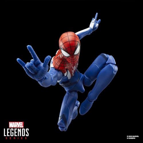 SERIE MARVEL LEGENDS GAMERVERSE MILES MORALES CON TRAJE MEJORADO ESTILO VIDEOJUEGO FIGURA DE ACCIÓN COLECCIONABLE DE 6 - 4
