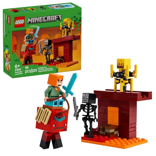 LEGO MINECRAFT THE NETHER LAVA BATTLE TOY AND PLAYSET JUGUETE DE CONSTRUCCIÓN DE MINECRAFT PARA NIÑOS A PARTIR DE 6 AÑOS - 1