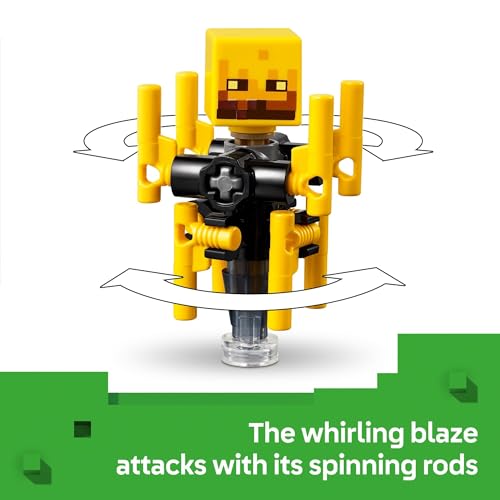 LEGO MINECRAFT THE NETHER LAVA BATTLE TOY AND PLAYSET JUGUETE DE CONSTRUCCIÓN DE MINECRAFT PARA NIÑOS A PARTIR DE 6 AÑOS - 4